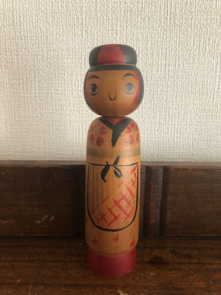 画像1: 中古こけし ／阿部進矢 (1)